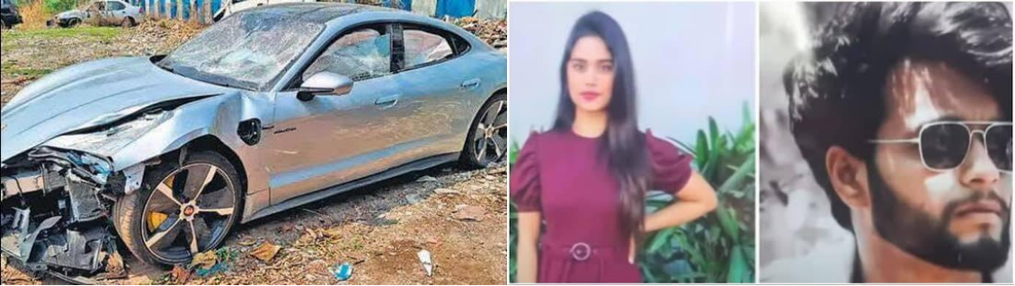 photo: Pune porsche crash